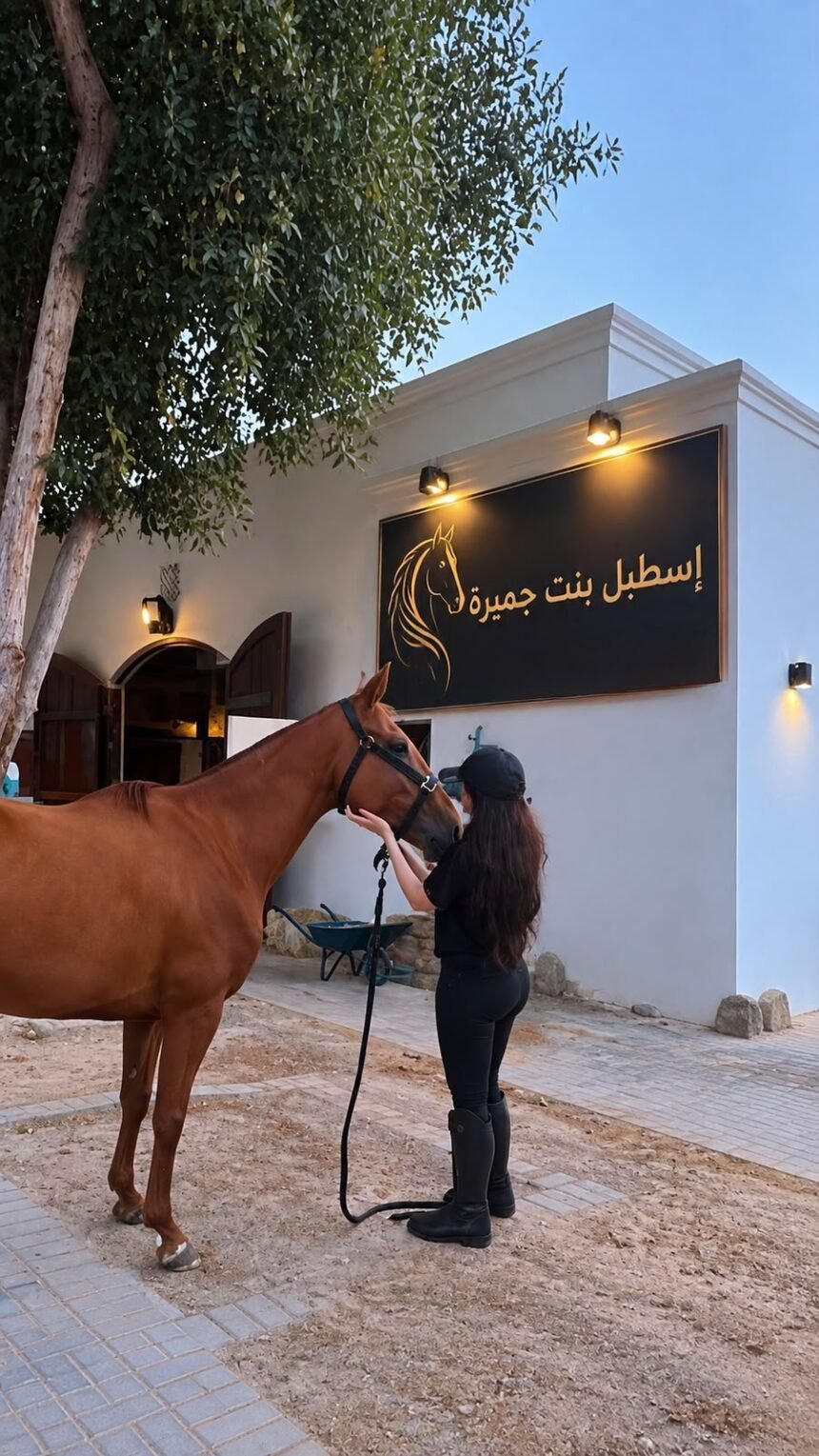 مدربة الفروسية المعتمدة دانه سليمان